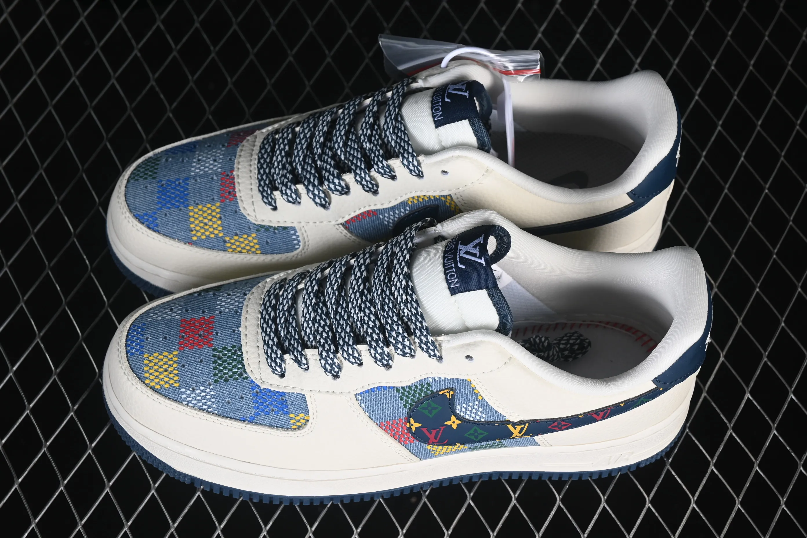 All categories Nk Air Force 1 Air Force series Nk Air Force 1 Low Air Force low-top Nike Air Force 1'07 Low LV joint beige color print Air Force 1 low-top casual sneakers LD1999-005